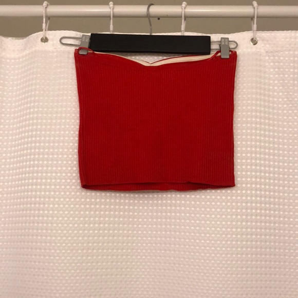 Urban Outfitters Tube Top / Red - Picture 2 of 3